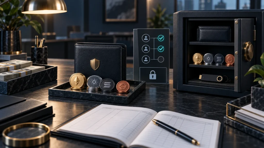 Should a Small Business Hold Crypto? Accounting, Tax, and Controls 6 Company cryptocurrency wallet, approval controls, ledger, security key, and cash reserves
